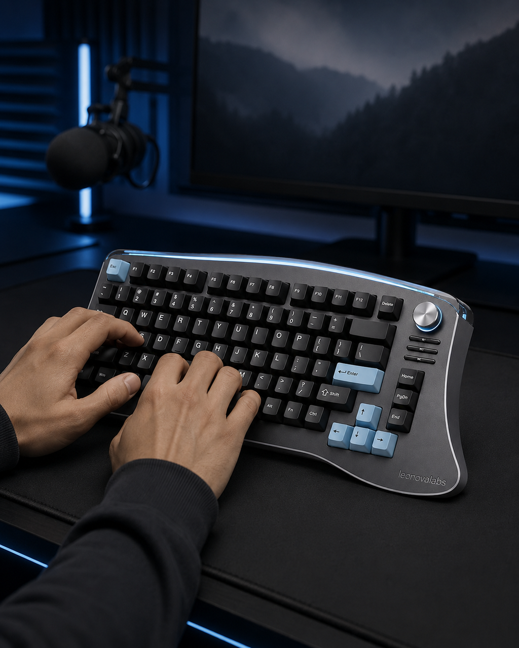 leonovalabs Wavecrest K75 Wireless Mechanical Keyboard