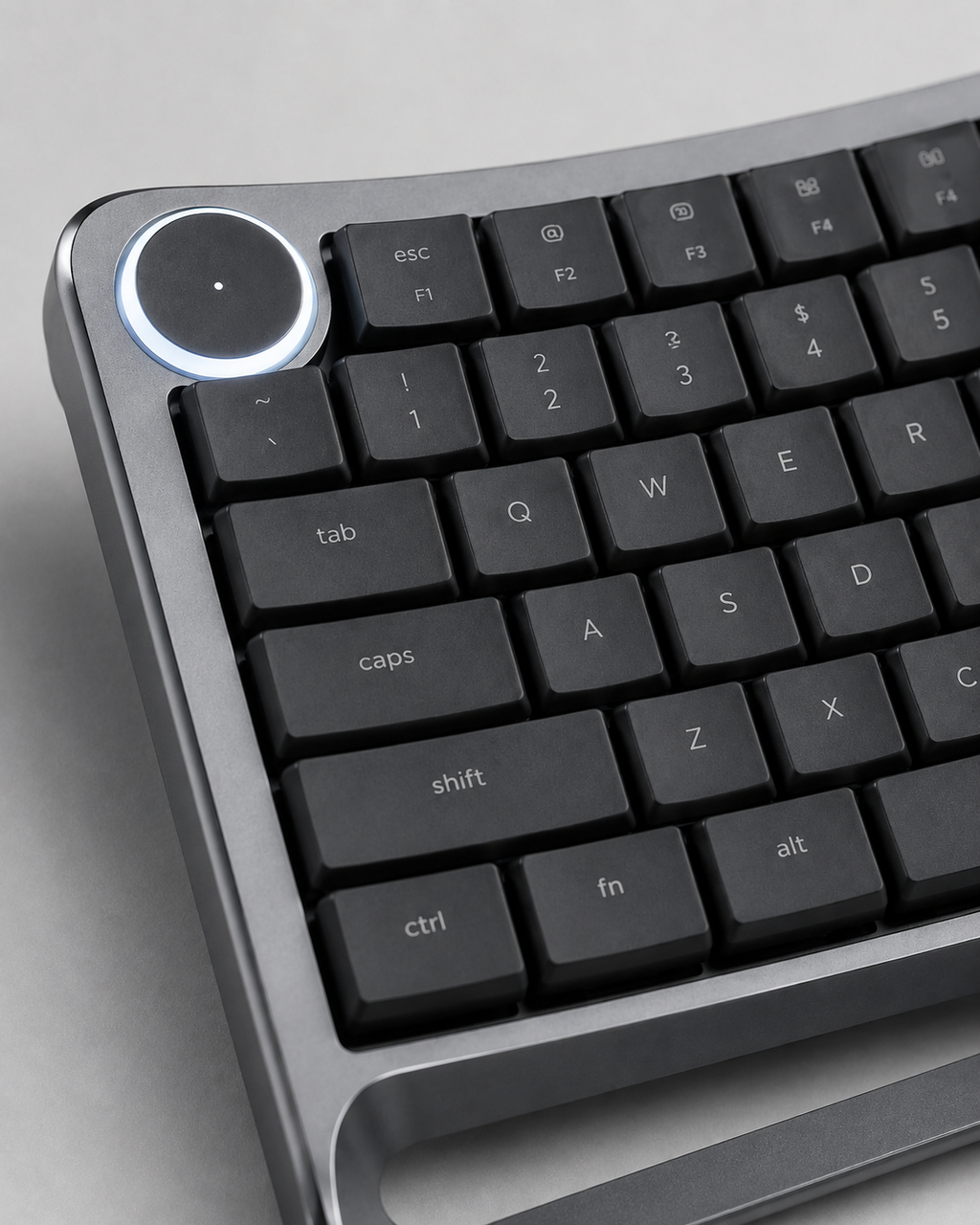 leonovalabs ArcWeave K82 Wireless Mechanical Keyboard with Halo Control Dial