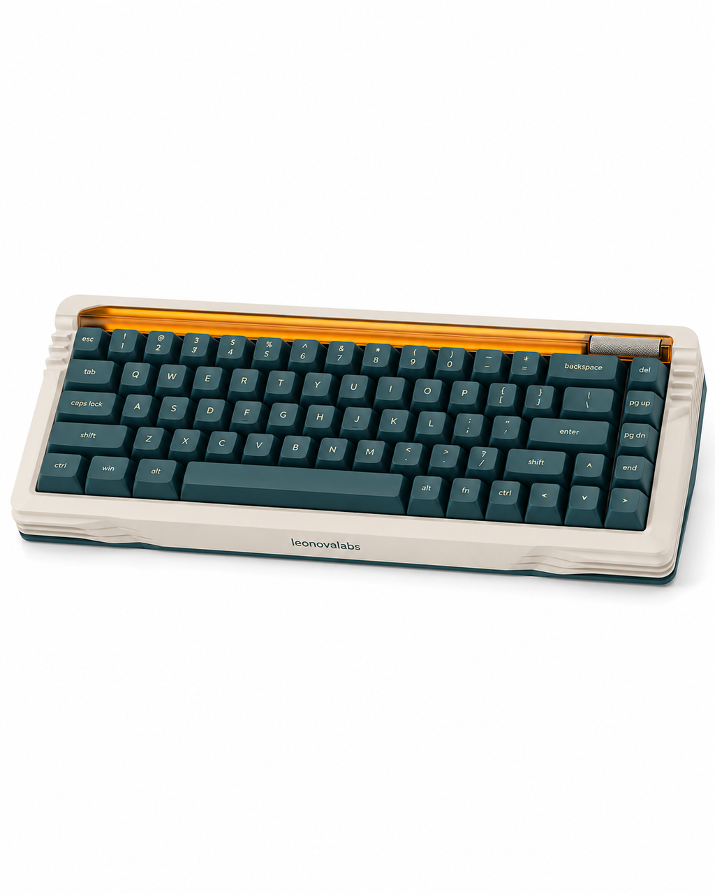 leonovalabs TideLine K68 Wireless Mechanical Keyboard with Media Roller