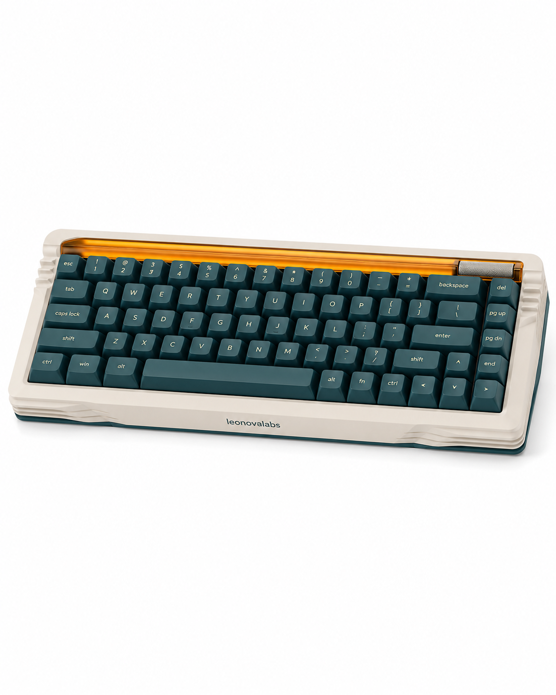 leonovalabs TideLine K68 Wireless Mechanical Keyboard with Media Roller