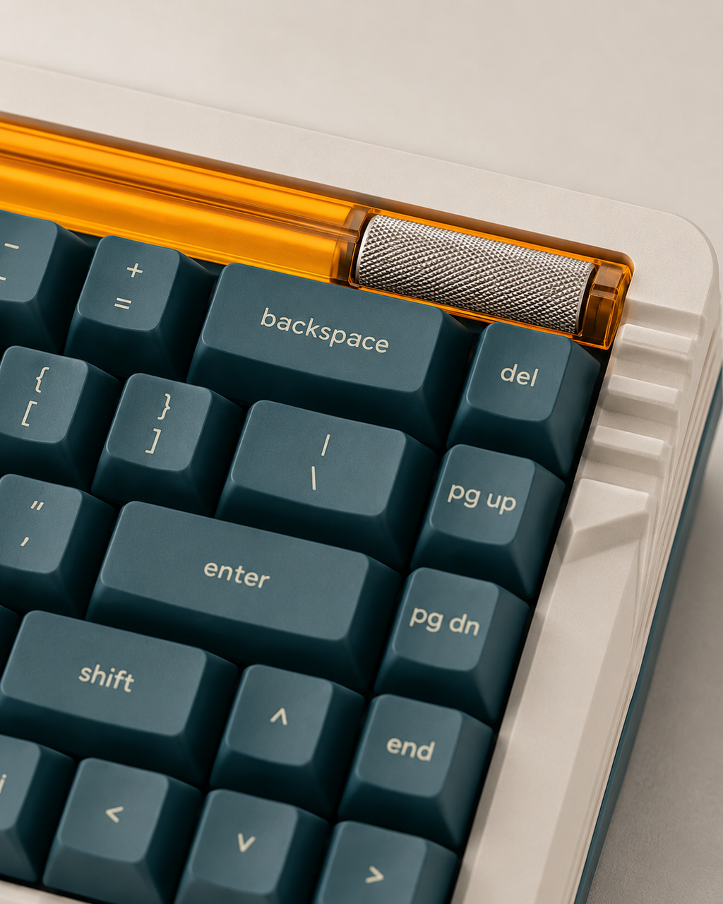 leonovalabs TideLine K68 Wireless Mechanical Keyboard with Media Roller