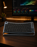 leonovalabs ArcWeave K82 Wireless Mechanical Keyboard with Halo Control Dial
