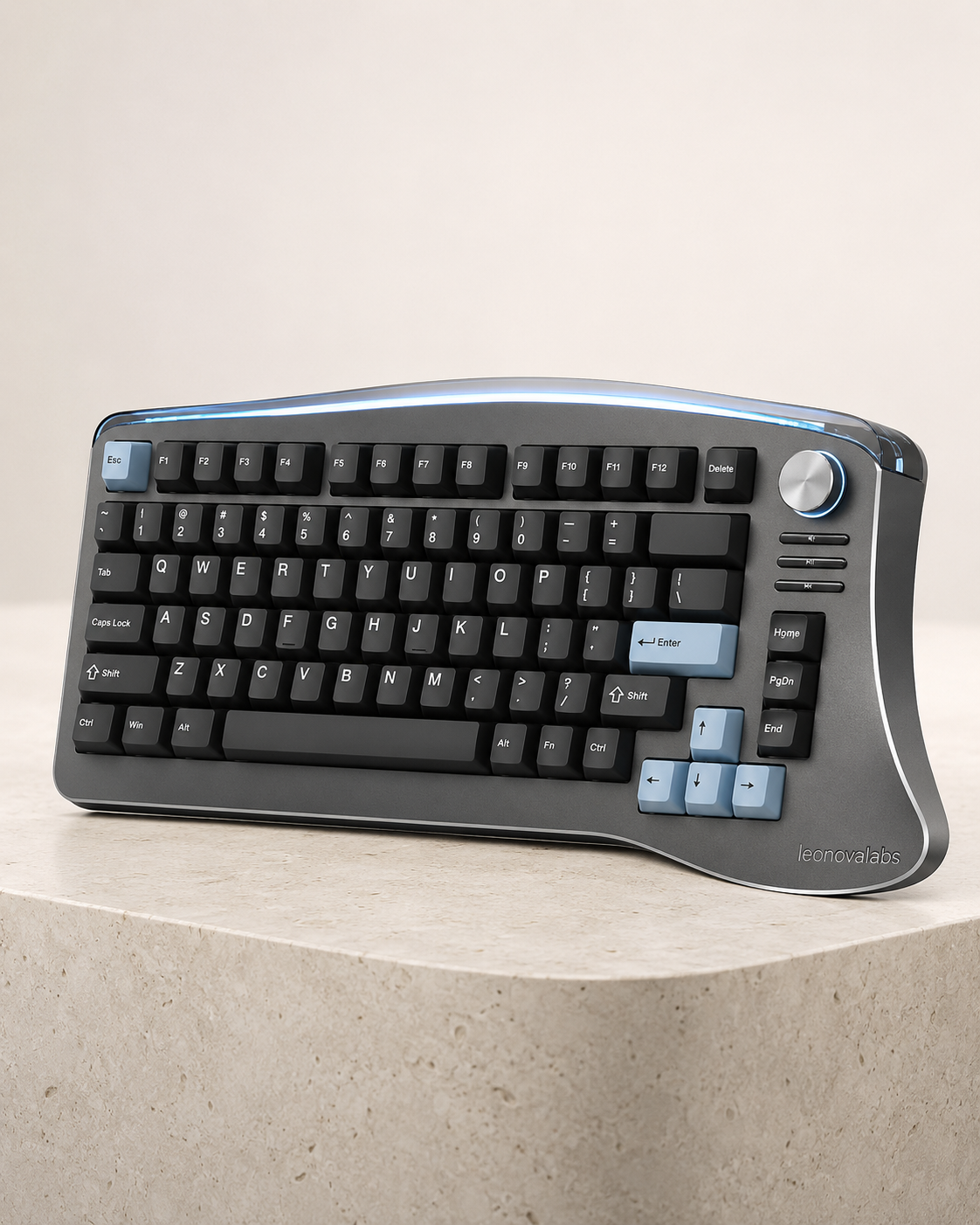 leonovalabs Wavecrest K75 Wireless Mechanical Keyboard