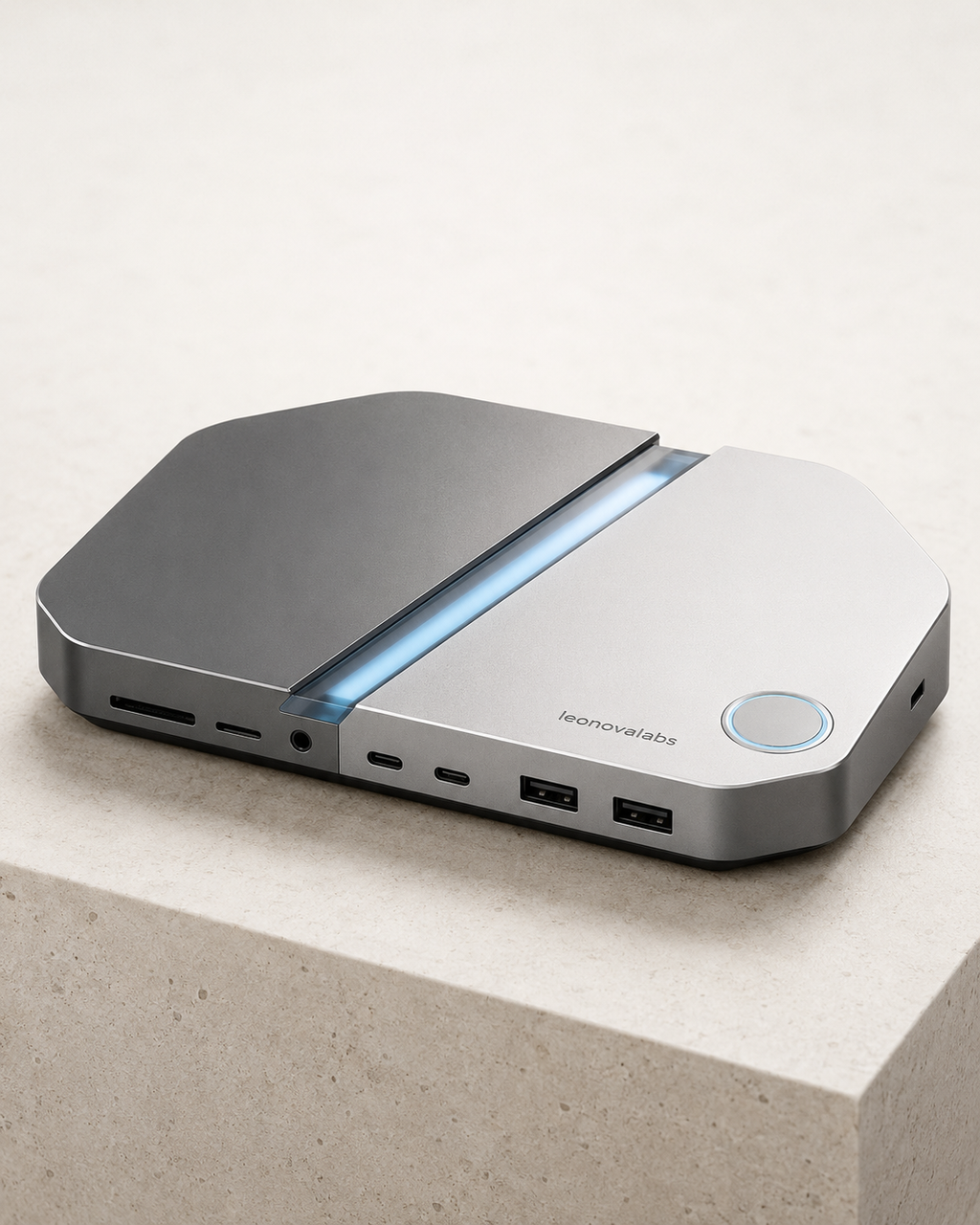 leonovalabs NovaSplit L14 Aluminum USB-C Laptop Docking Station