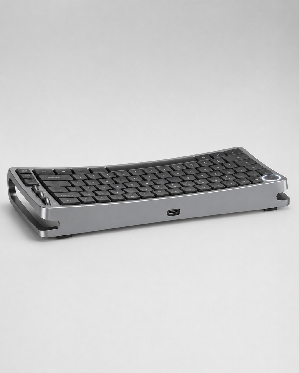 leonovalabs ArcWeave K82 Wireless Mechanical Keyboard with Halo Control Dial