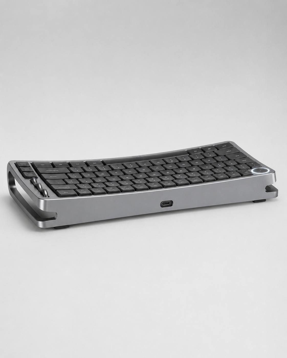 leonovalabs ArcWeave K82 Wireless Mechanical Keyboard with Halo Control Dial