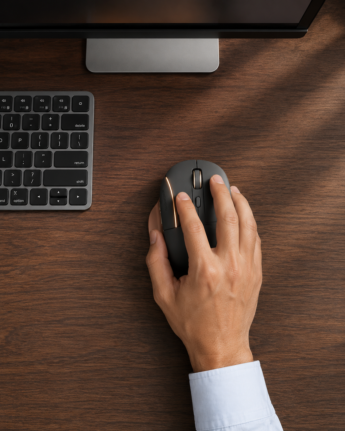 leonovalabs AeriFold M1 Wireless Ergonomic Mouse