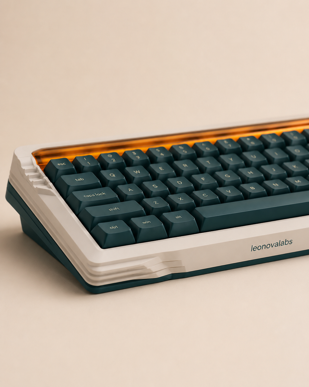 leonovalabs TideLine K68 Wireless Mechanical Keyboard with Media Roller