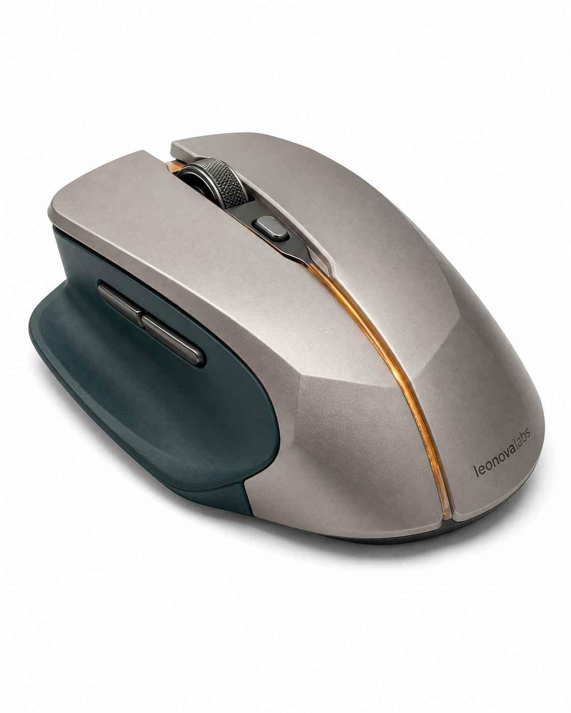leonovalabs AeroFacet M5 Wireless Ergonomic Mouse with Thumb Support