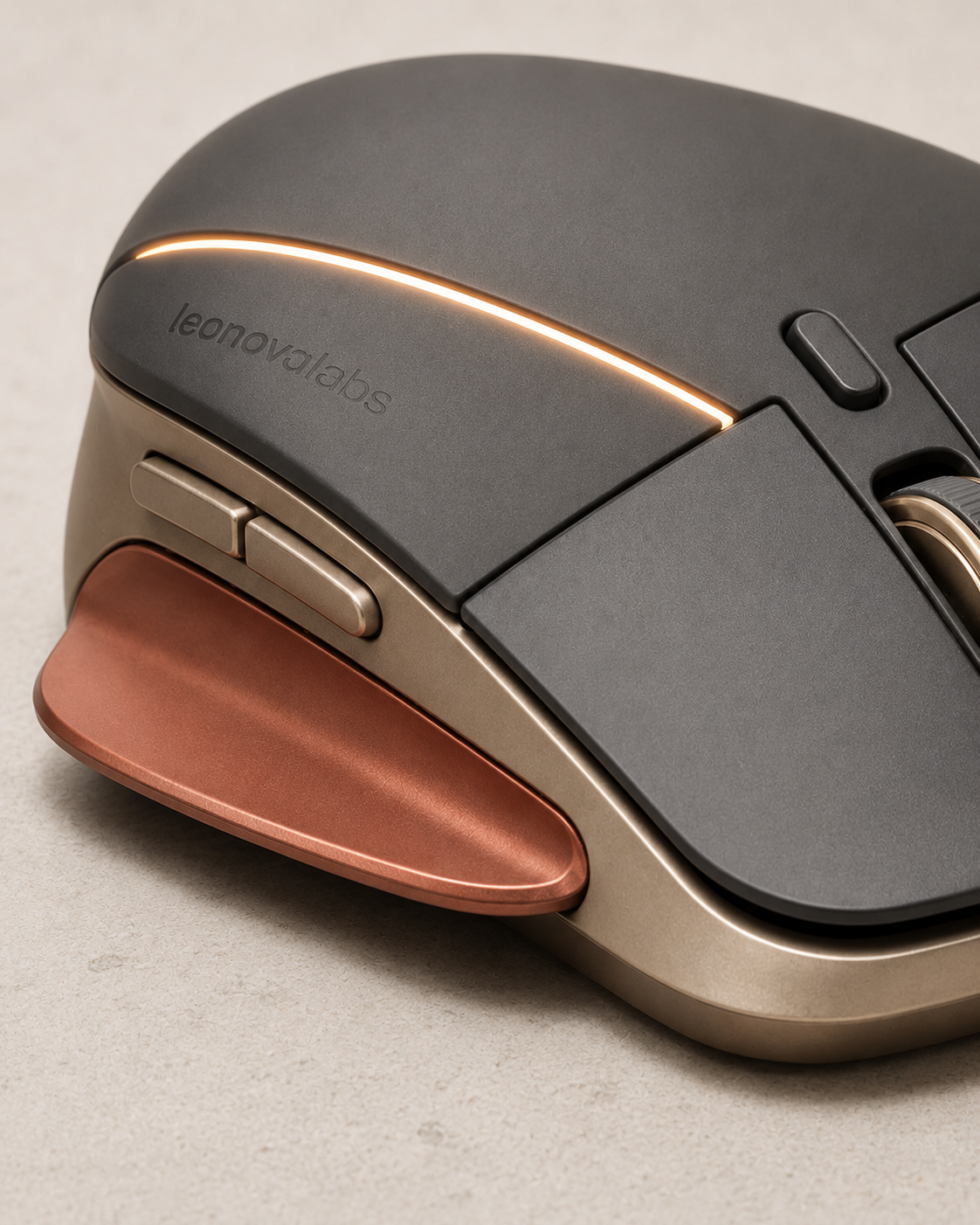 leonovalabs AeriFold M1 Wireless Ergonomic Mouse