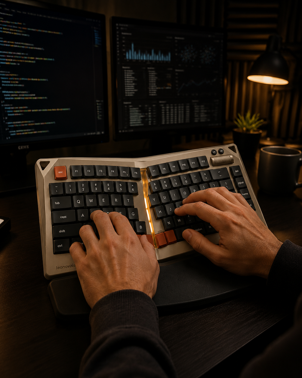 leonovalabs Wavecrest K75 Wireless Mechanical Keyboard